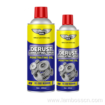 Multipurpose lubricant silicone anti rust prevention spray